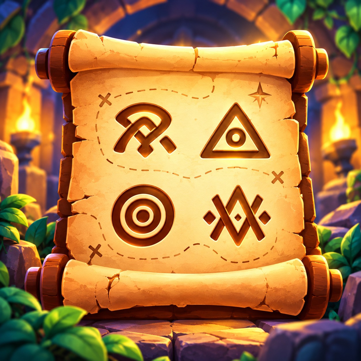 Cryptic Game symbol puzzle artwork