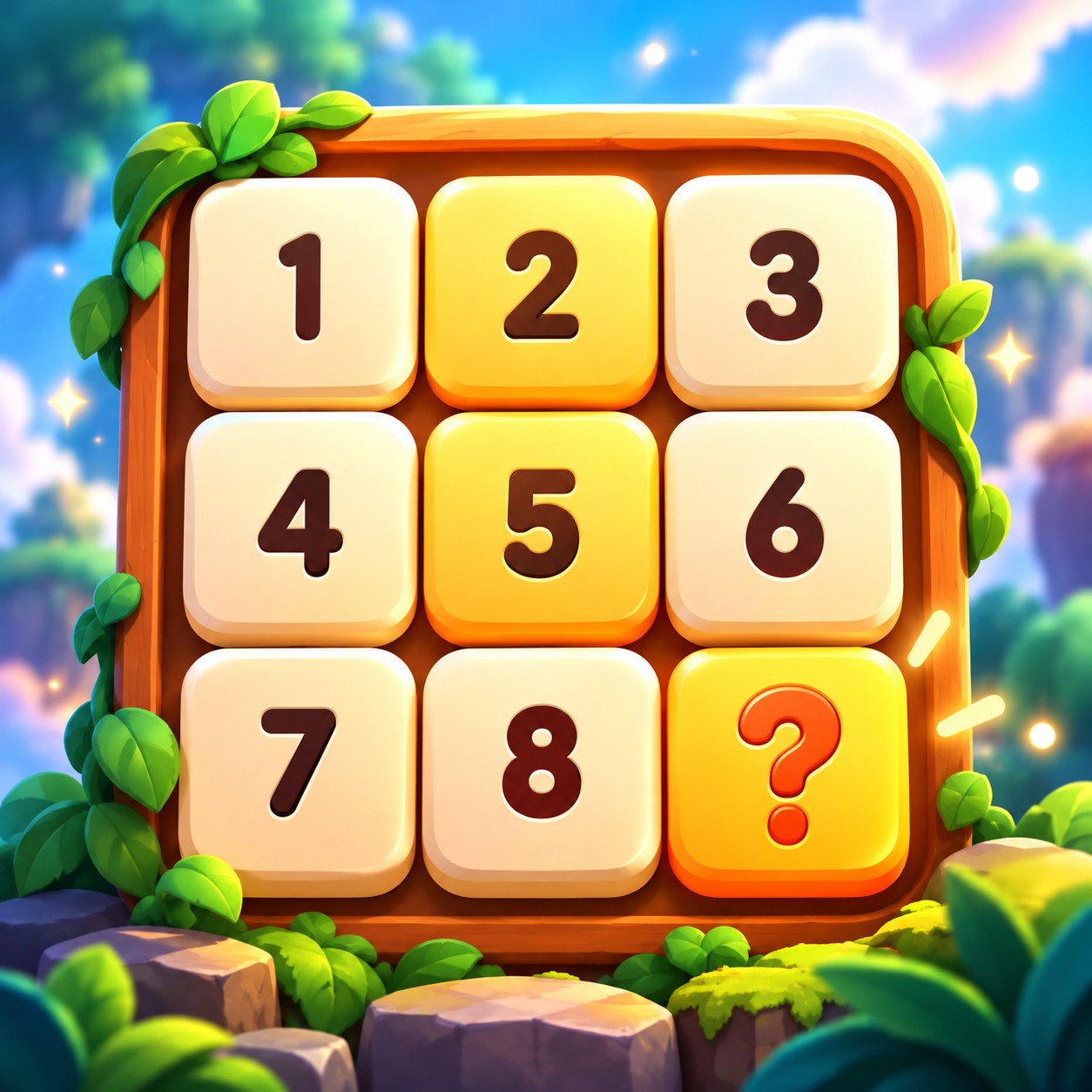 Grid Game number puzzle artwork