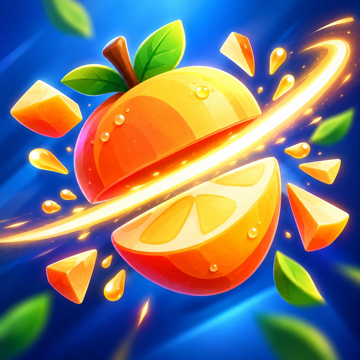 Colorful One Slice game artwork